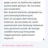Samsung A54 De Ekranda Gölge Sorunu