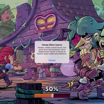 Brawl Stars "Hesap Silme Uyarısı"