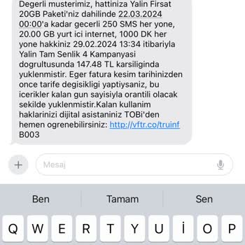 Vodafone Nin Haksız Fatura Ücreti Yansıtması