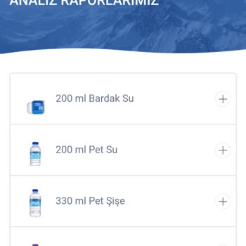 Ceysu Bebek Suyu Analiz Raporu Yok.