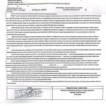İstikbal Teslim Edilmeyen Ürün