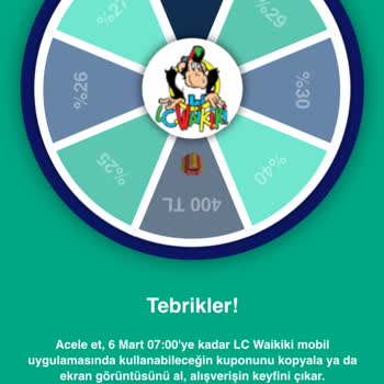 LC Waikiki Kupon Hatası Vermiyor