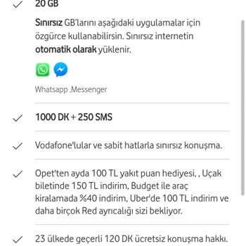 Vodafone Red Opet Kodlarını Vermiyor
