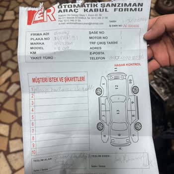 Oto Rapor İsimli Ekspertiz Mağduriyet