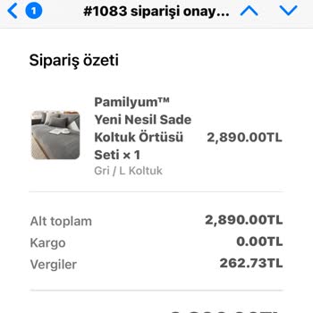 Pamilyum.com Gönderilmeyen Sipariş
