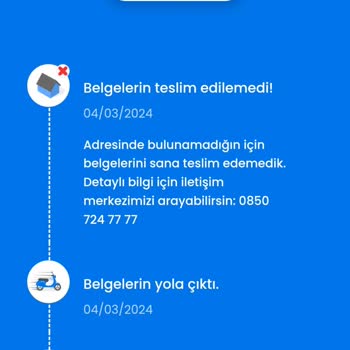 Kuryenet Evde Olduğum Halde, Adreste Kimse Yoktur Diyor.