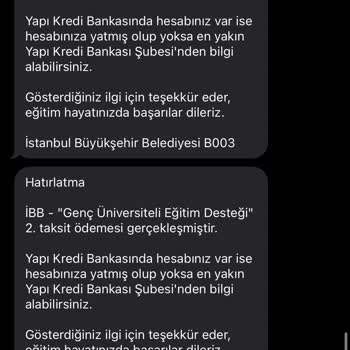 İbb Burs 2. Taksit Ödemesi