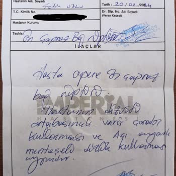 Katılım Emeklilik Katilim Saglik Tıbbi Malzeme Tazminat Haksizliği