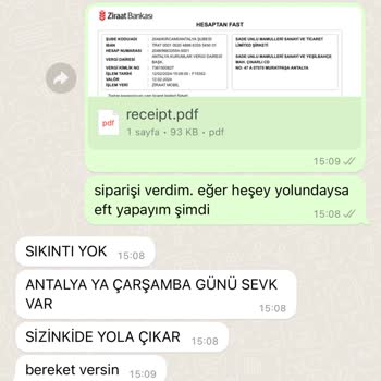 Https://kavanozmarket.com'dan Satın Alınan Kavanozların Gönderilmemesi