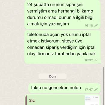 Heryedek.com Söz Konusu Firma Tarafından Yaşatılan Mağduriyet