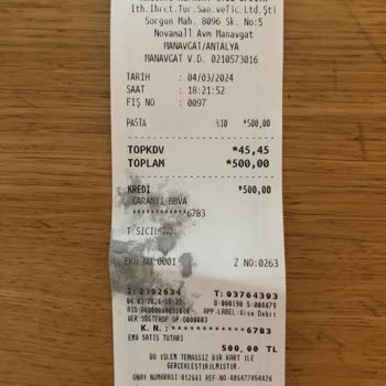 Harmoni Pastanesi Harmoni AVM Novada Manavgat Kötü Pasta