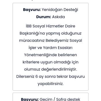 İBB Yenidoğan Ve Sosyal Yardım Taleplerimiz Reddediliyor!