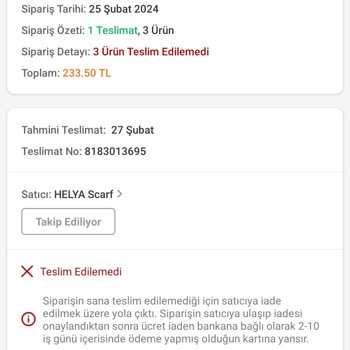 Trendyol Ürünüm Haberim Olmadığı Halde İade Edildi