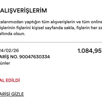 Lefties Para İadesi İstiyorum