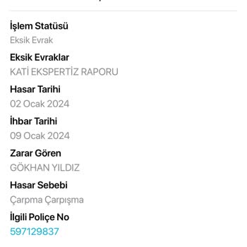 Türkiye Sigorta Vurdum Duymazlığı T