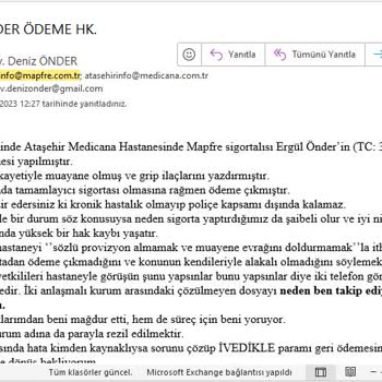 Mapfre Sigorta Mapfre Paramın Üzerine Çöktü 3.5 Ay Oldu