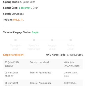 Patırtı Ürün İademi Yapmıyor