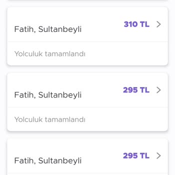 BiTaksi 20 TL Hizmet Bedeli