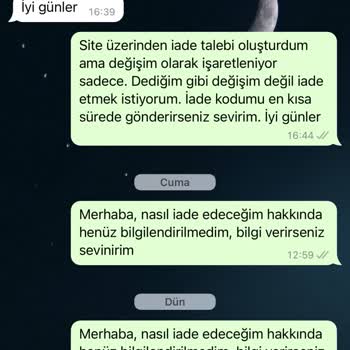 Nazliye Butik İade Almıyor