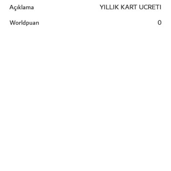 Yapı Kredi Bankası Yıllık Kart Ücreti