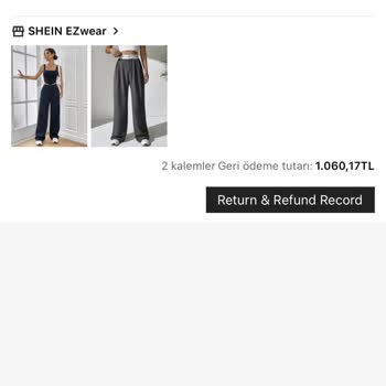 Shein Paramı Hesabıma Gönder