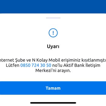 Nkolay Hesabım Kısıtlandı Paramı Çekemiyorum