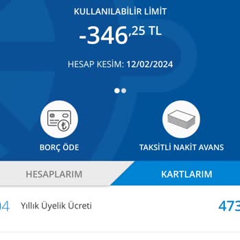 Denizbank 473 TL'lik Yıllık Kart Aidat Ücreti Üstelik 1000 TL Limitlik Karta