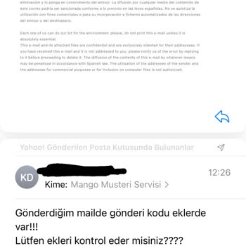 Mango Para İadesi Yapmıyor