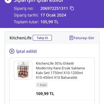 N11 49 Gün Sonunda İptal Edilen Sipariş!
