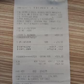 Migros'tan Aldığım Arzum Marka El Blenderı Bozuk Çıktı