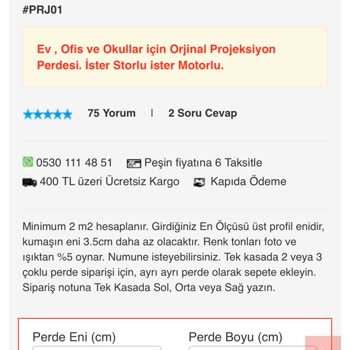 Perde.com Yalan Güven Satışı
