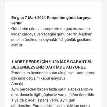 Perde.com Yalan Güven Satışı