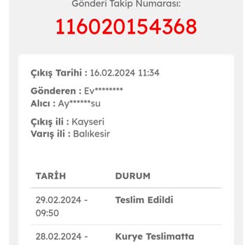 Evdemo Lojistik A101 Siparişimde Yaşanan Teslimat Sorunları Ve Bekleyen Paketim