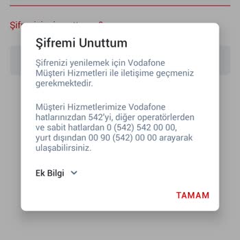 Vodafone Güvenli Depo Giriş Yapamıyorum