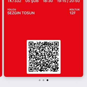 THY Apple Cüzdan Biniş Kartı Silinmiyor