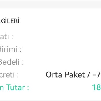 Dolap Kargo Ve Hizmet Bedeli