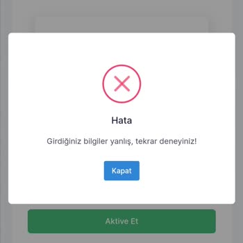 Pegem Akademi Aktivasyon Kodu Hatalı Şikayeti