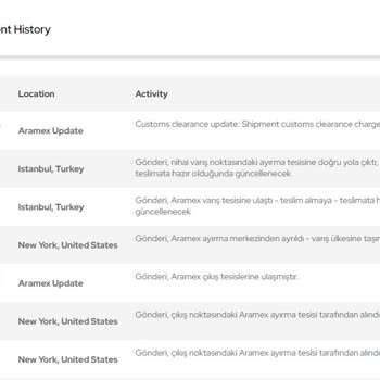 Aramex Teslim Edilmeyen Kargo