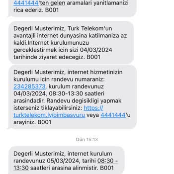 Türk Telekom Pahalı Tarife Satmak İçin Randevuyu İptal Ediyor.