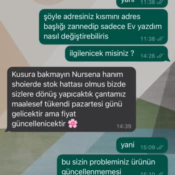 NewBirtbags&wallet Stokta Olmayan Ürünü Satma