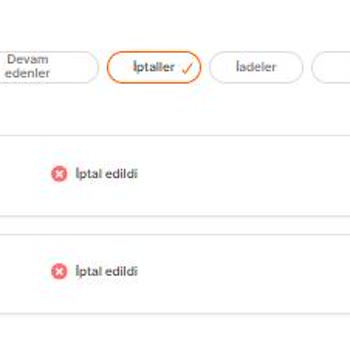 Hepsiburada Siparişlerimi İptal Etti