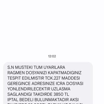 Soydansmnlık (SMS) Yanıltması!