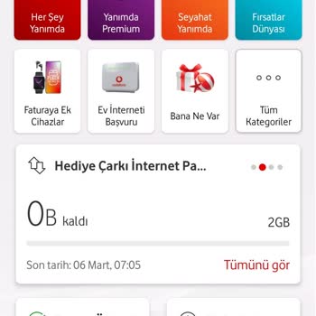 Vodafone İnternetim Varken Aşım Paketi Verildi
