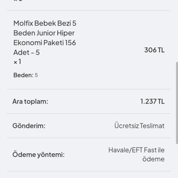 Sultananne.com Bebek Bezi Siparişi Ve İletişim Sorunları!