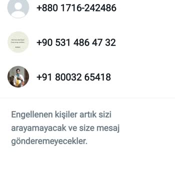 WhatsApp Başka Ülkelerden Gelen Mesaj