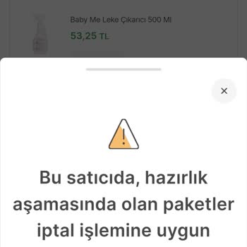 Hepsiburada Ebebek Ürünleri 25 Gün Sonra Teslim Edilecektir Diyor.
