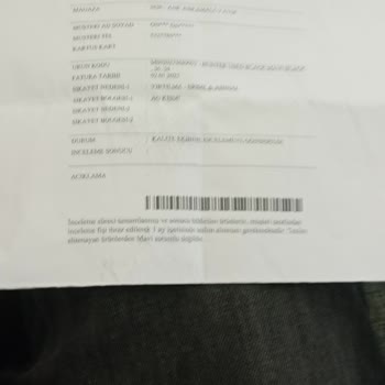 Mavi Hatayı Kabul Ettikleri Halde Fiyat Farkı Talep Ediyorlar.