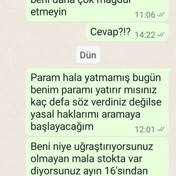 inaktuel.com Mağdur Edilen Müşteri: Ürün Yok, Para İadesi Yok!
