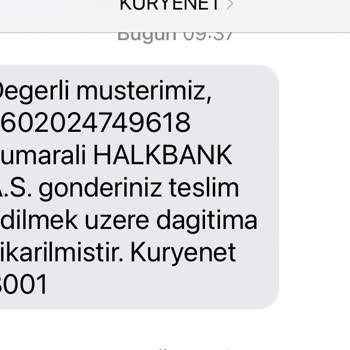 Kuryenet Firmasının Çok Yetersiz Ve İlkesiz Çalışma Şekli