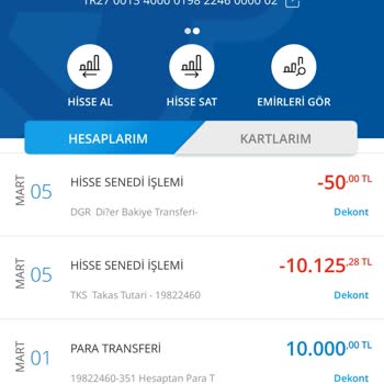 Denizbank Hisse Senedi İşlemleri Hisse Senedi İşlem Ücreti